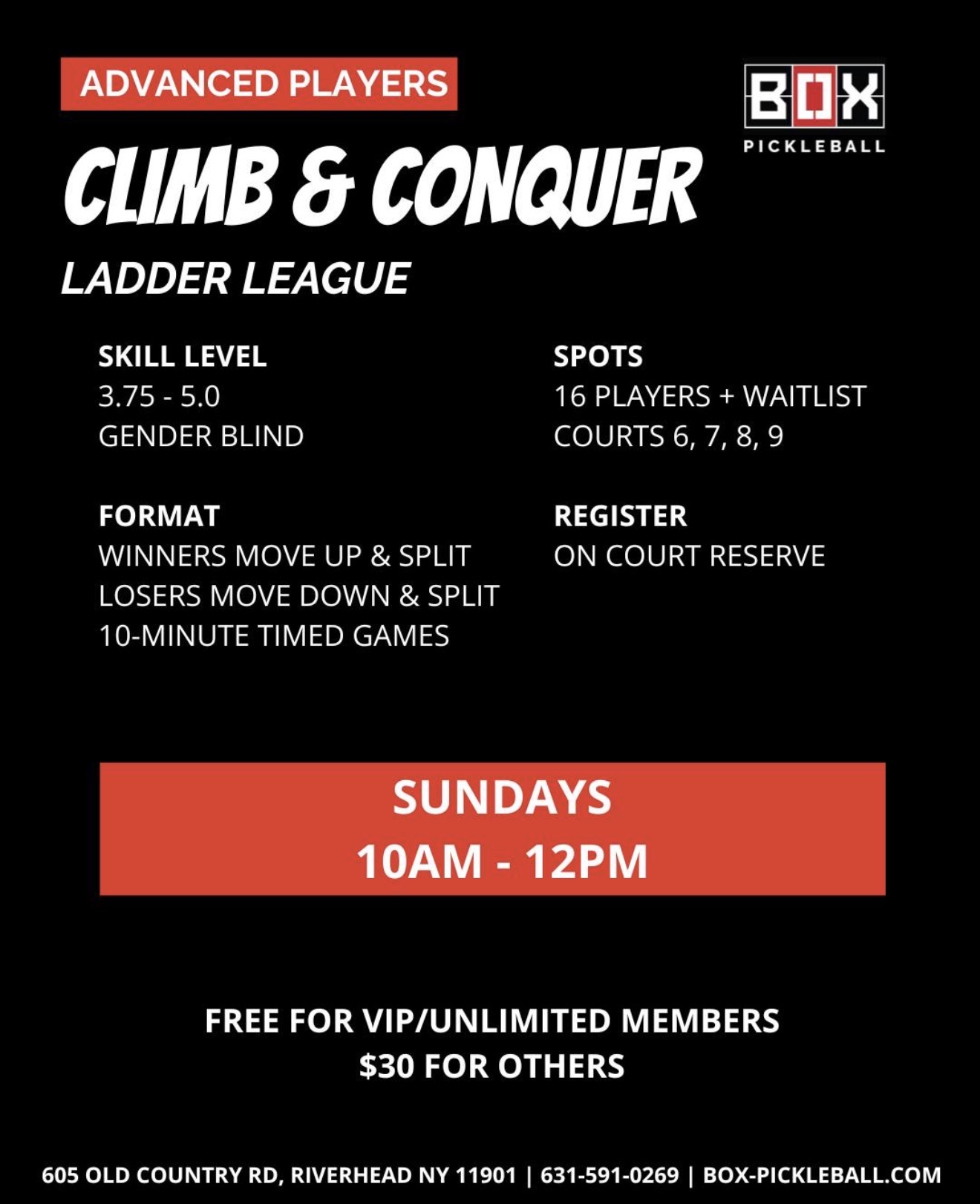 Climb & Conquer Ladder League