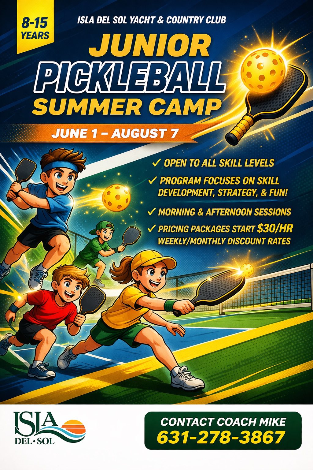 Junior Pickleball Summer Camp
