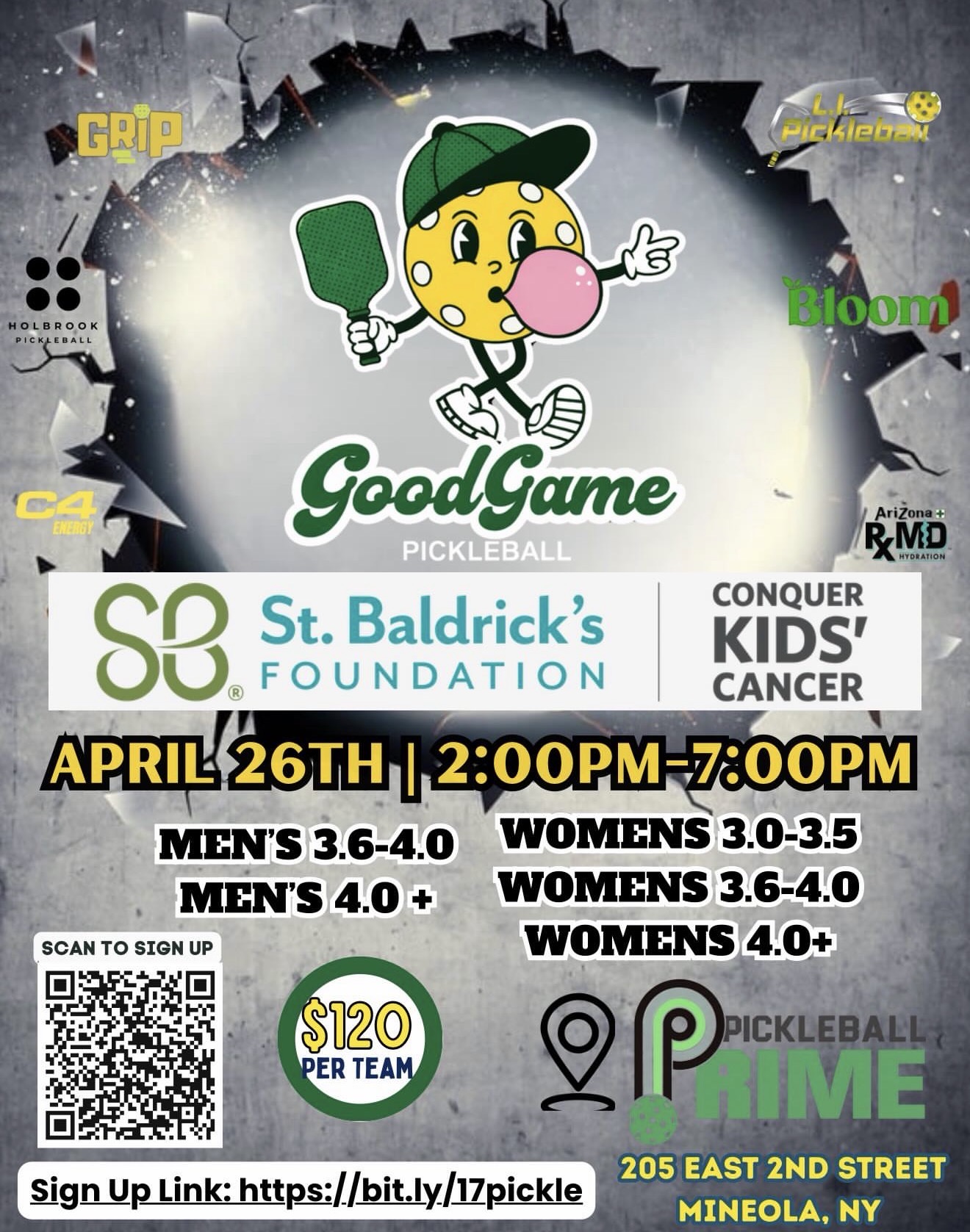 GoodGame Pickleball - Conquer Kids' Cancer