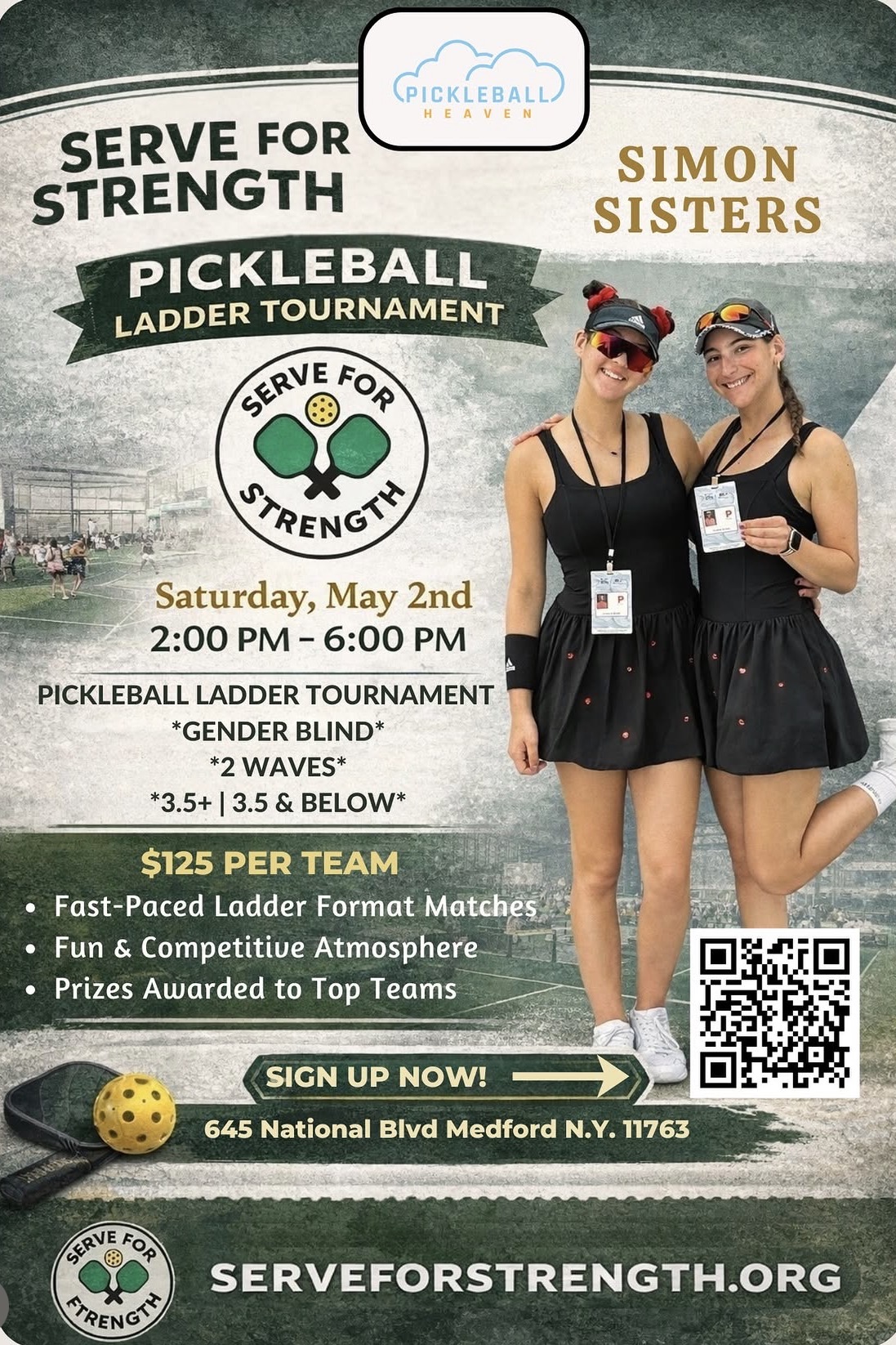 SERVE FOR STRENGTH PICKLEBALL LADDER TOURNAMENT