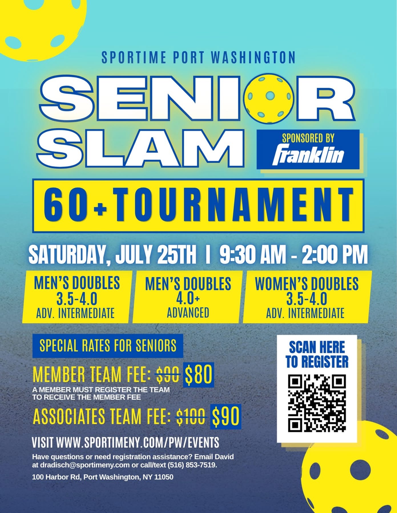 Senior Slam 60+ Tournament