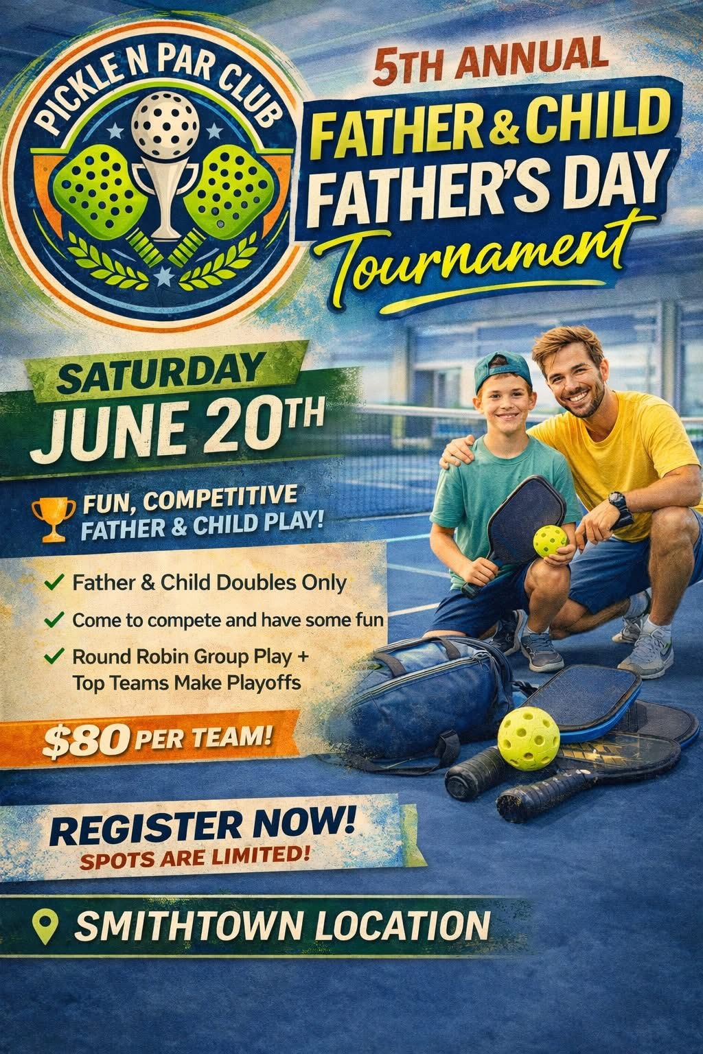 5th Annual Father & Child Father's Day Tournament
