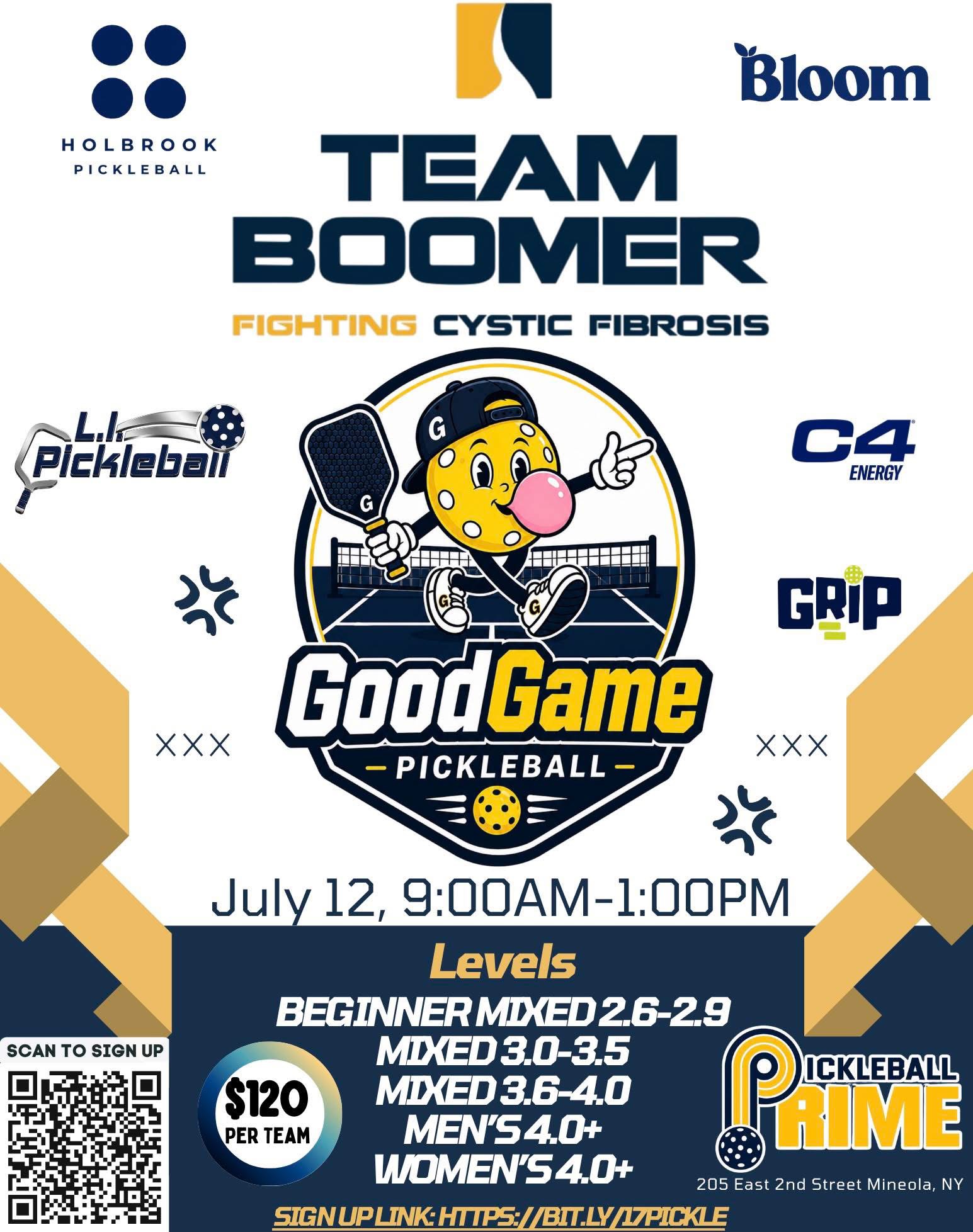 Team Boomer Pickleball Event