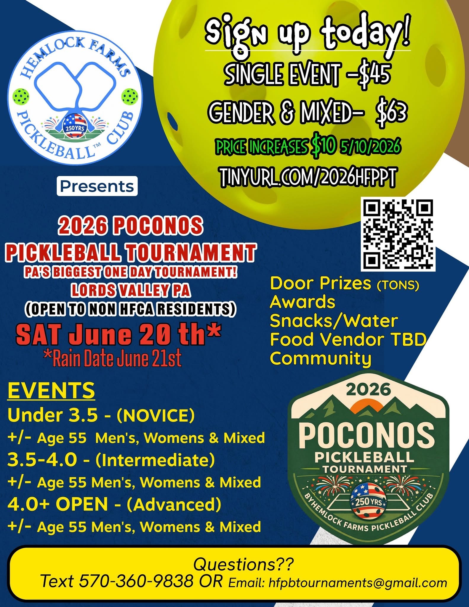 2026 Poconos Pickleball Tournament