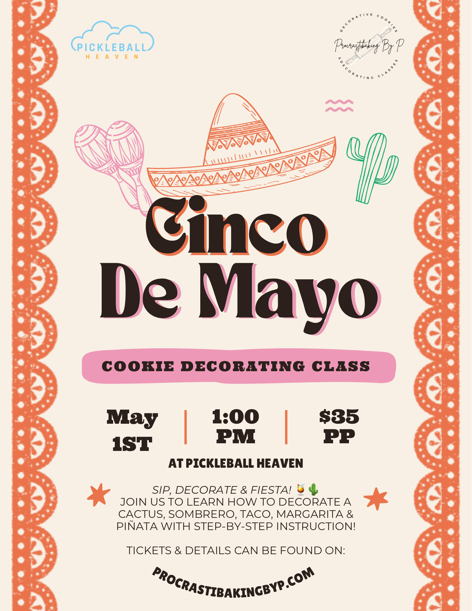 Cinco De Mayo Cookie Decorating Class