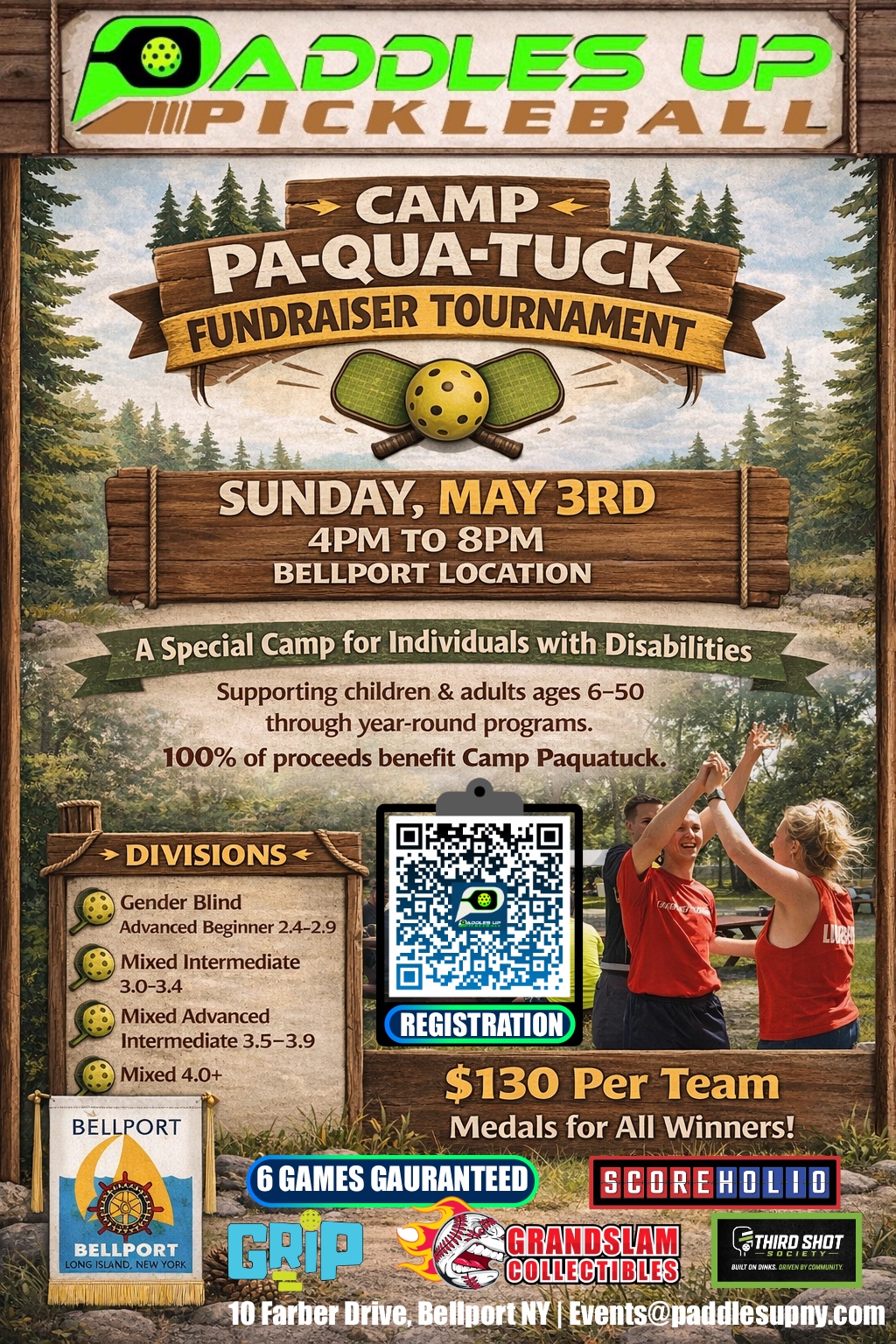 Camp Pa-Qua-Tuck Fundraiser Tournament